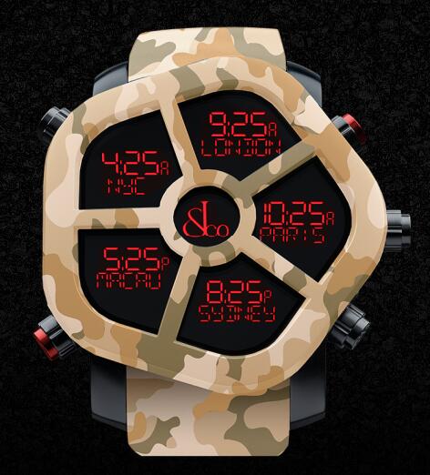 Jacob & Co GH100.11.NS.PC.AMQ4D GHOST CARBON CAMOUFLAGE Men Replica watch